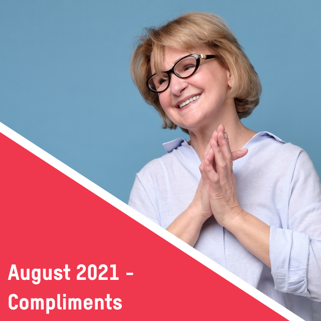 Healthier Habits blog – August 2021 : Compliments